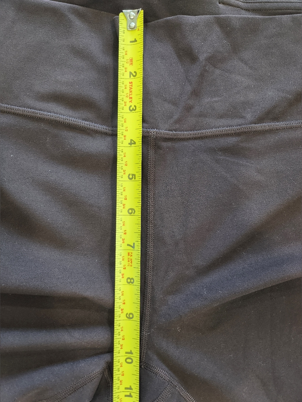 Lululemon Groove Super-High-Rise Flared Pant Nulu - Espresso - Sz 12 - Picture 8 of 10